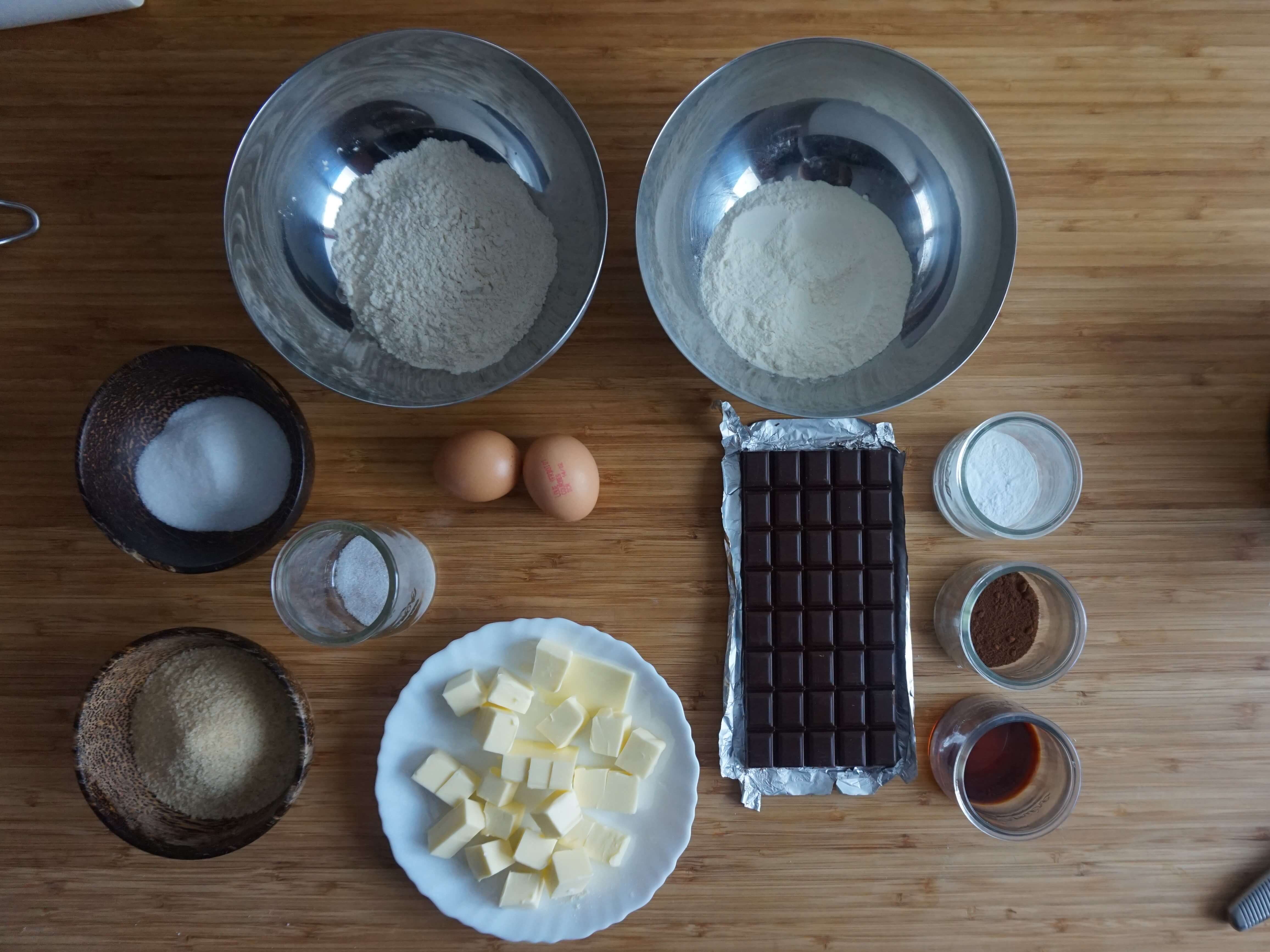 Ingrédients pour les cookies